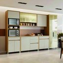 Ver imagem 1 de Cozinha 6 Peças Condessa Cristaleira Nesher Carvalho-Greige