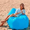 Ver imagem 2 de Sofá de Ar Hug Bag Inflável Camping VG+ Azul Claro