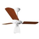 Ver imagem 1 de Ventilador de Teto Yris 150w e 180w Branco Pás Mogno Ventex