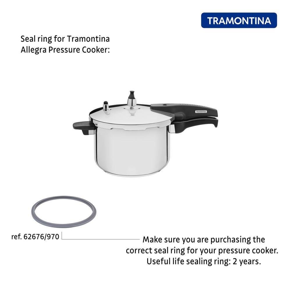 Anel de Vedação para Panela de Pressão Tramontina Allegra em Silicone 22 Cm - 6