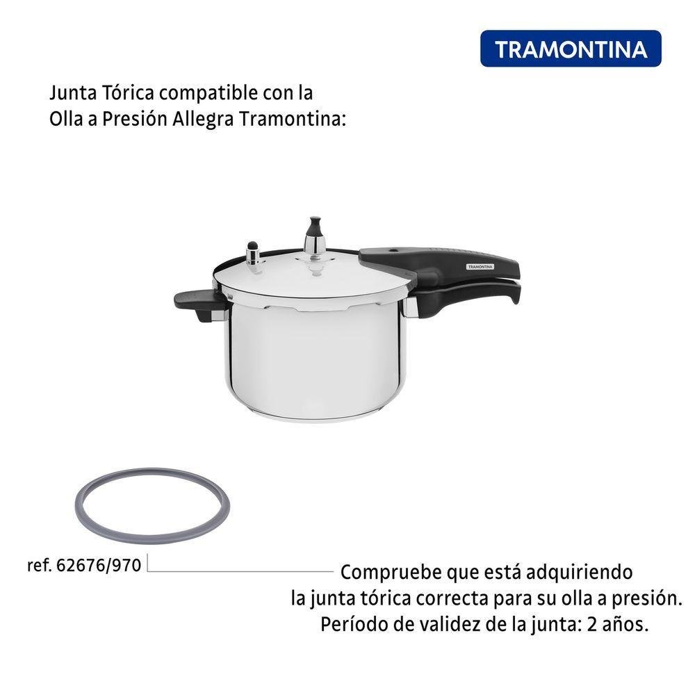 Anel de Vedação para Panela de Pressão Tramontina Allegra em Silicone 22 Cm - 2