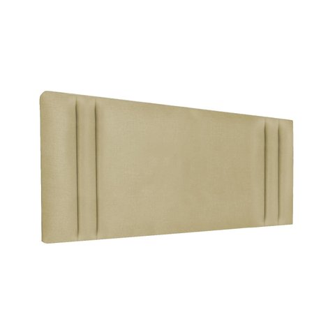 Cabeceira Módulos Cama Box Estofada Luxo Linho Rbl:queen Painel/bege