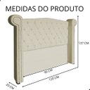 Ver mais imagens de Kit Cabeceira e Calçadeira Box Sienna 90 Cm Solteiro Suede