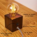 Ver imagem 2 de Luminária Cubo - Imbuia CASA 67 Cubo Imbuia