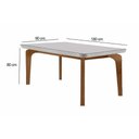 Ver imagem 2 de Mesa Cozinha Londrina 180 + 6 Cad Dakota Naturale Rufato
