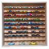 Expositor para 100 Carrinhos da Escala 1:64 em 45° Mdf Cru com Portas - 3