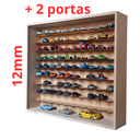 Ver imagem 1 de Expositor para 100 Carrinhos da Escala 1:64 em 45° Mdf Cru com Portas