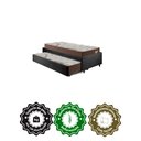Ver imagem 5 de Bicama Box Solteirão 99x199 Suede com 2 Colchões Relax Adorabile Molas Ensacadas Ecoflex