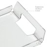 Bandeja Acrílica Transparente Hara Alça Lateral 30x20 Cm - 3