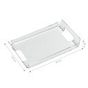 Ver imagem 2 de Bandeja Acrílica Transparente Hara Alça Lateral 30x20 Cm