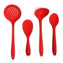 Ver imagem 1 de Kit Colher,escumadeira,concha Colher em Silicone Unyhome.