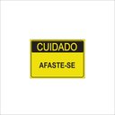 Ver imagem 1 de Placa - Afaste-se - 20cm X 15cm