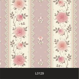 Papel de Parede Auto Adesivo Lavável Listrado 0129 Rosa Vintage - 2