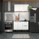 Ver imagem 5 de Balcão Buffet Cozinha Sala de Jantar com Tampo 120cm Cisne Cozimax Branco