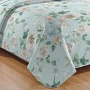 Ver imagem 3 de Kit Cobre Leito Colcha Daily Queen 3 Peças Dupla Face Estampado Floral - Floral 23 - 100% Polié