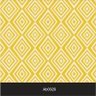 Papel de Parede Auto Adesivo Lavável Abstrato ab0029 Retrô Vintage Amarelo - 2