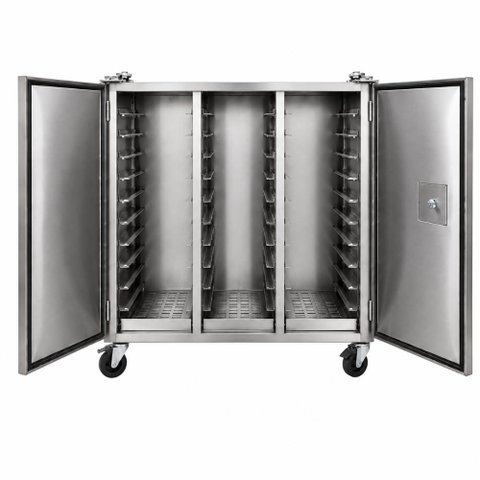Carro Térmico para 30 Bandejas | Aço Inox 304