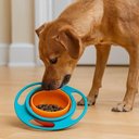 Ver imagem 2 de Comedouro Pet Giratorio Alimentador Inteligente para Cachorro Gato Design Rotativo Sistema Anti Suje