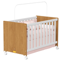 Ver imagem 6 de Berço Mini Cama Aurora Cor Branco com Amadeirado