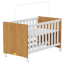 Ver imagem 7 de Berço Mini Cama Aurora Cor Branco com Amadeirado