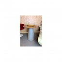 Ver imagem 2 de Mesa De Apoio Cone Base Cimento Texturizado - Tampo Mezzo Castani 50 Cm Altura 60 Cm Cor Cinza