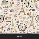 Ver imagem 2 de Papel de Parede Auto Adesivo Lavável D0105 Paris, love Vintage