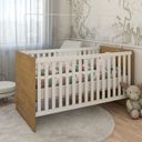 Ver imagem 3 de Berço Baby 100% Mdf com Mosquiteiro Branco/madeirado Ypê - Panorama Móveis
