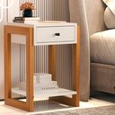 Ver imagem 2 de Mesa de Cabeceira 1 Gaveta Jinan Perola Brilho