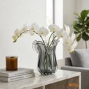 Ver imagem 2 de Vaso Murano Decor Cinza Quartzo