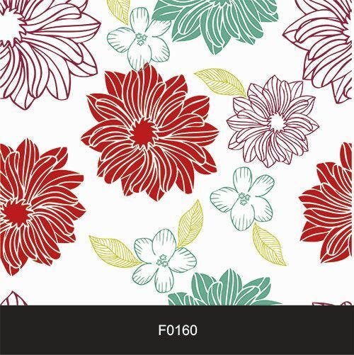 Papel de Parede Adesivo Lavável f0160 Floral Colorido - 2