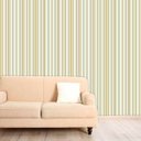 Ver imagem 1 de Papel de Parede Auto Adesivo Lavável Listrado 0065 Bege Claro