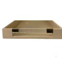 Ver imagem 2 de Bandeja Decorativa de Couro Sintético Bege