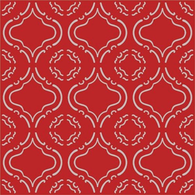 Papel de Parede Lavável Clássico Arabesco ca0067 Vermelho - 2