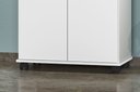 Ver imagem 4 de Kit 2 Armário Multiuso Organizador 2 Portas Arezzo para Lavanderia / Cozinha - Ja - Branco