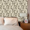 Ver imagem 1 de Papel de Parede Adesivo Lavável Floral Galhos
