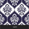 Papel de Parede Lavável Clássico Arabesco ca0074 Invertido Azul e Branco - 2