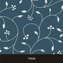 Ver imagem 2 de Papel de Parede Adesivo Lavável f0036 Floral Laços Azuis