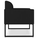 Ver mais imagens de Kit 2 Poltronas Decorativas Isabella Base Industrial Linho Preto Gran Belo