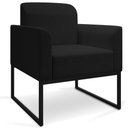 Ver imagem 7 de Kit 2 Poltronas Decorativas Isabella Base Industrial Linho Preto Gran Belo