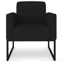 Ver imagem 6 de Kit 2 Poltronas Decorativas Isabella Base Industrial Linho Preto Gran Belo