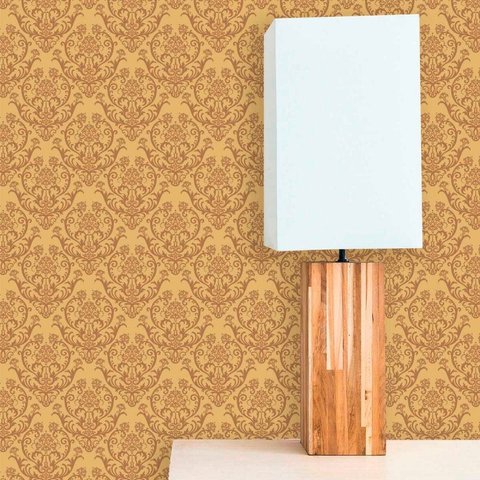 Papel de Parede Lavável Clássico Arabesco ca0097 Luxo