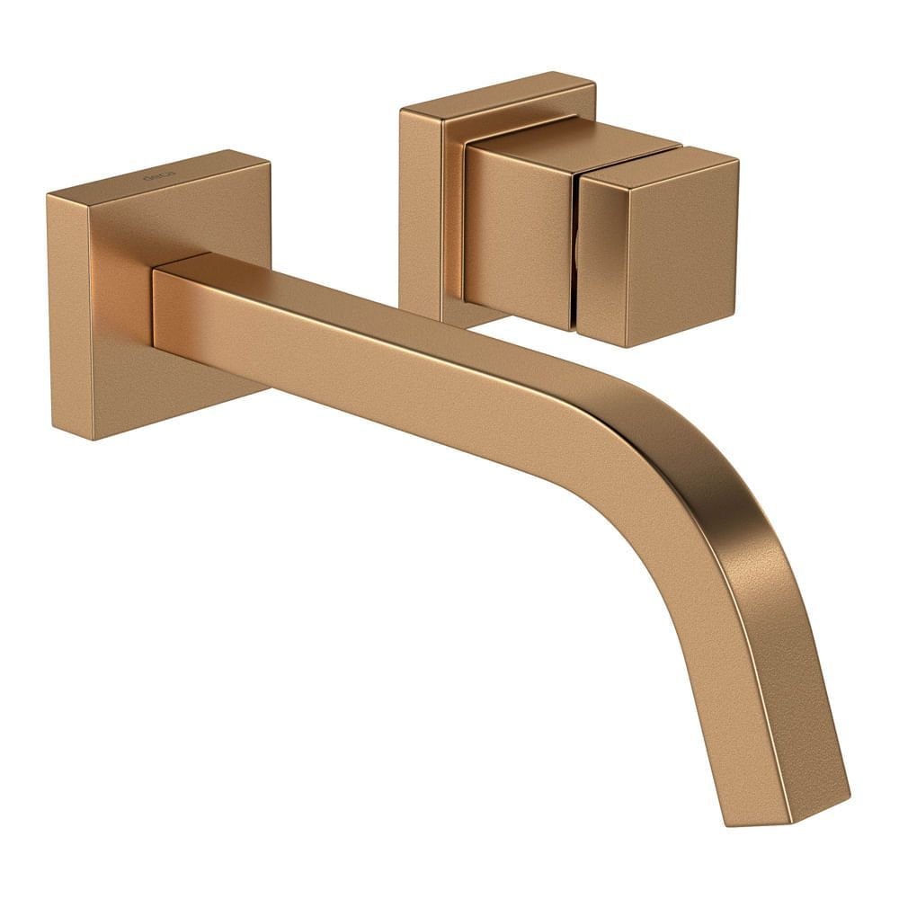 Torneira de Parede Lavatório Cubo 3/4" Gold Matte - 1179.gl86.mt - 1