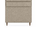 Ver imagem 6 de Cabeceira para Cama Solteiro Estofada ,088 Mts Iza Vilajo: Suede Crush Cappucino