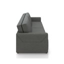 Ver imagem 7 de Sofá-cama Decorativo Retrátil Thanos 2 Lugares 220cm Linho Grafite G45 - Gran Belo