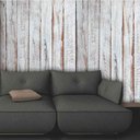 Ver imagem 1 de Papel de Parede Adesivo Madeira Demolição Branca 0031