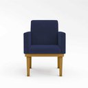 Ver imagem 1 de Poltrona com Base Decoração Azul Marinho