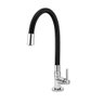 Torneira para Cozinha de Mesa Bica Flexível Gourmet Preta Casagrande Mundial - 2