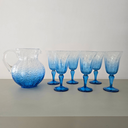 Ver imagem 5 de Jogo 6 Taças em Acrílico Detalhes Bolhas Degrade - Azul - 310ml Azul Degrade - 310ml