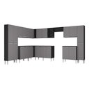 Ver imagem 5 de Armário Cozinha Modulada Completa de Canto 534cm Pequim Pop Multimóveis Mp3771 Preto/lacca Fumê