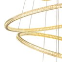 Ver imagem 5 de Lustre Pendente Skylight Saturno 3357 Dourado Led Bivolt Dourado